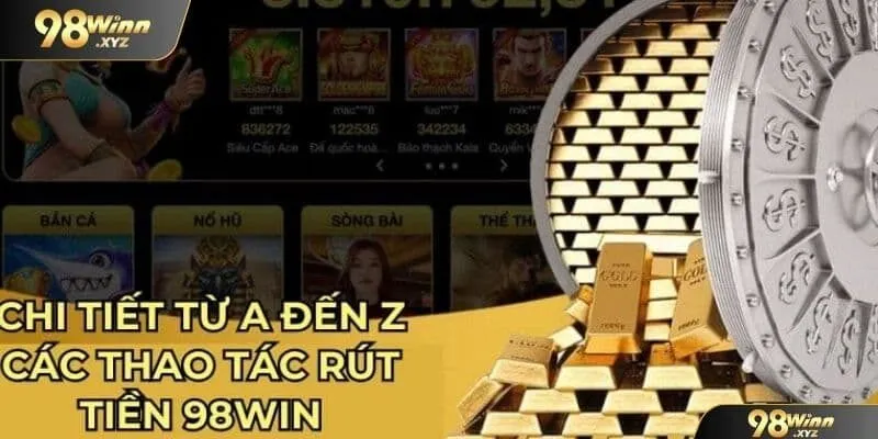 Rút tiền 98WIN qua hình thức ngân hàng vô cùng nhanh chóng và tiện lợi